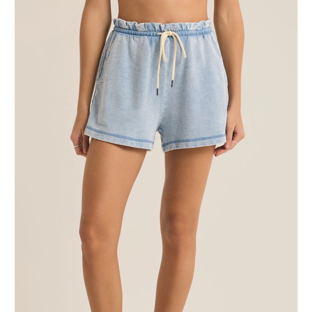 Z Supply Gael Washed Indigo Shorts